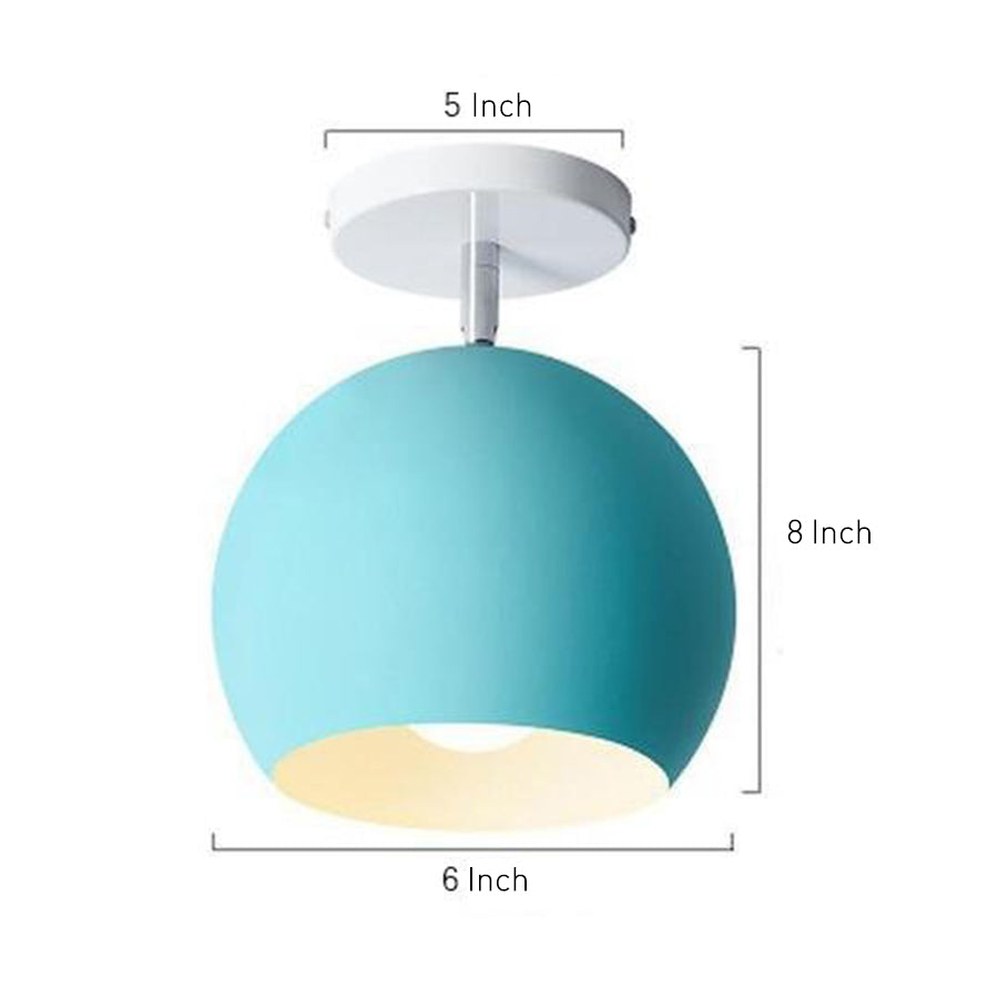 3 Overlapping Ovals LED Ceiling Light Flush Mount Metal Light - Lamp Outdoor