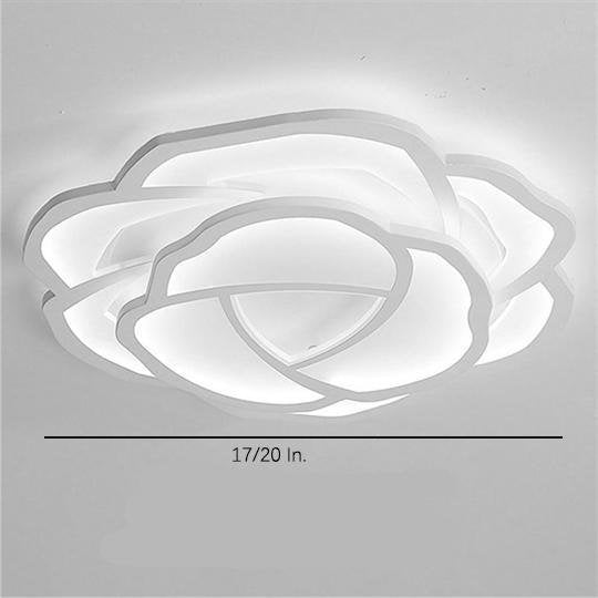 Mavis Flower Shapes Modern Metal Flush Mount Ceiling Lighting - Lamp Outdoor