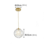 Nordic Artistic Glass Pendant Lighting Globe Pendant Lighting - Lamp Outdoor