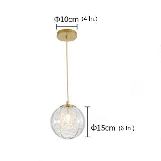 Nordic Artistic Glass Pendant Lighting Globe Pendant Lighting - Lamp Outdoor