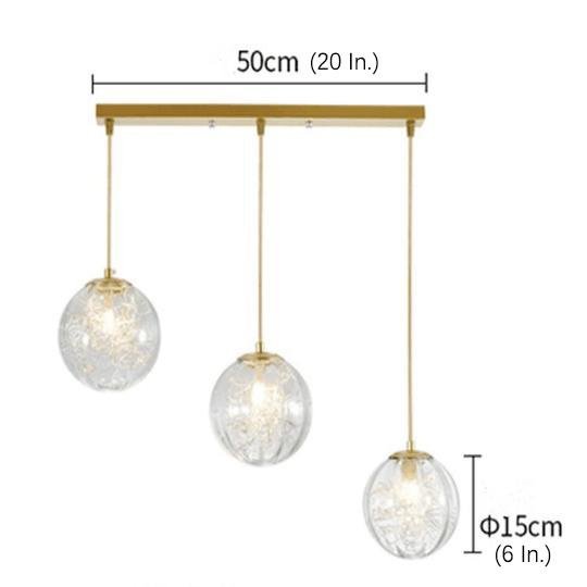 Nordic Artistic Glass Pendant Lighting Globe Pendant Lighting - Lamp Outdoor