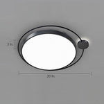 Circular Dimmable LED Nordic Flush Mount Light Ceiling Light Fixtures - Lamp Outdoor