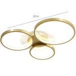 Circles LED Nordic Ceiling Lights Flush Mount Lighting Ceiling Lamp - Lamp Outdoor