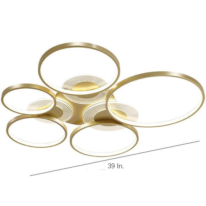 Circles LED Nordic Ceiling Lights Flush Mount Lighting Ceiling Lamp - Lamp Outdoor