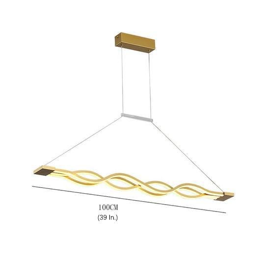 Multiwave LED Nordic Dining Chandelier Kitchen Lighting Ceiling Light - Lamp Outdoor