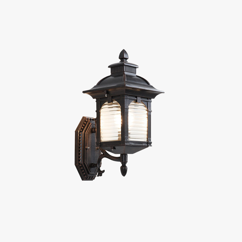 Epoch Vintage Outdoor Wall Lamp Glass/Meta Hallway/Courtyard - Lamp Outdoor