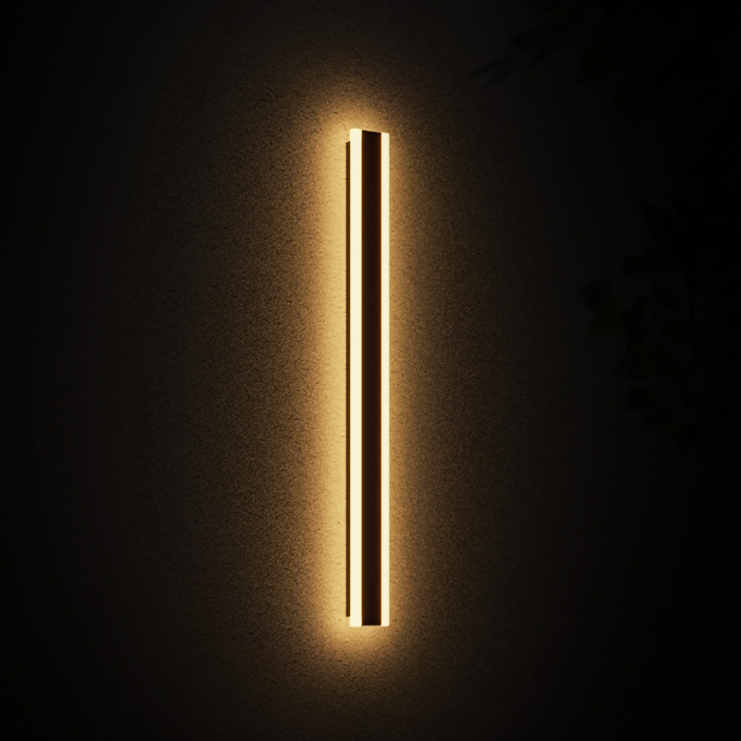Long Linear Waterproof LED RGB Multi Color Modern Outdoor Sconces - Lamp Outdoor