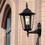 Retro Hexagonal Waterproof European Style Outdoor Wall Lights Wall Lamp | Dazuma