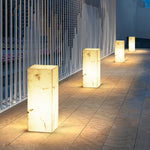 Ray Imitation Marble Cube Outdoor Light - Lamp Outdoor