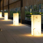 Ray Imitation Marble Cube Outdoor Light - Lamp Outdoor