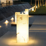 Ray Imitation Marble Cube Outdoor Light - Lamp Outdoor
