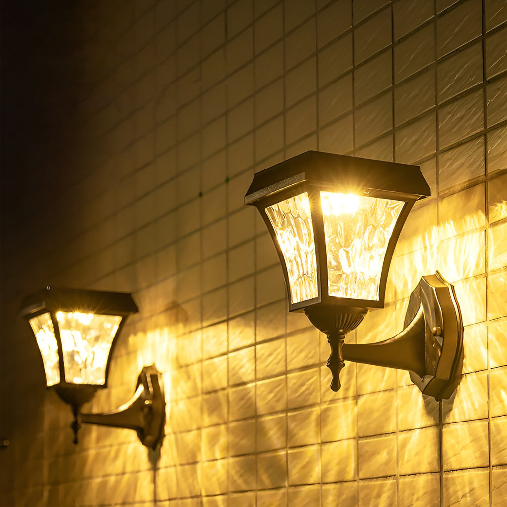Waterproof LED Smart Touch Switch Modern Outdoor Plug in Wall Sconce Lighting | Dazuma