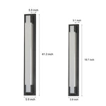 Retro Rectangular Waterproof LED Black Decorative Outdoor Wall Lights - Lamp Outdoor