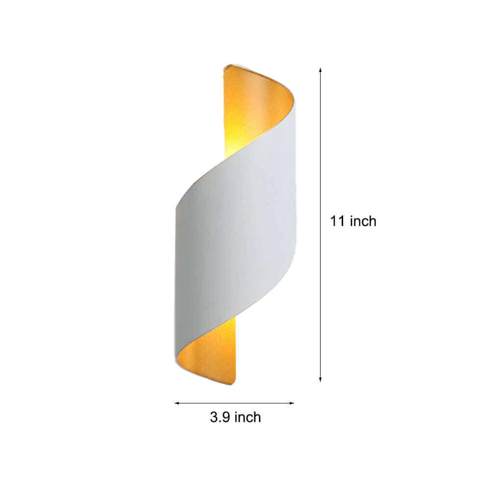 Unique Spiral Design LED Waterproof Two-way Luminous Wall Light for Aisle Balcony - Lamp Outdoor
