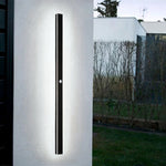 Arisha Ripple Minimalist Linear LED Outdoor Wall Lamp Metal Garden Corridor Balcony - Letslighting