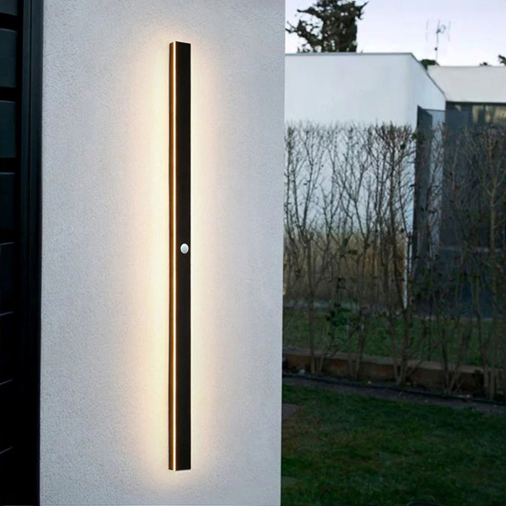 Arisha Ripple Minimalist Linear LED Outdoor Wall Lamp Metal Garden Corridor Balcony - Letslighting
