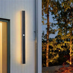 Arisha Ripple Minimalist Linear LED Outdoor Wall Lamp Metal Garden Corridor Balcony - Letslighting