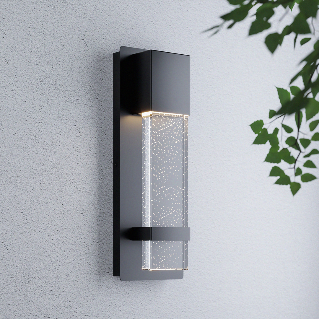 Minimalist Crystal Bubble Glass Waterproof LED Motion Sensor Wall Lamp