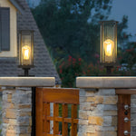 Minimalist Round Waterproof Retro Wall Lamp Outdoor Lawn Lights Path Lights | Dazuma