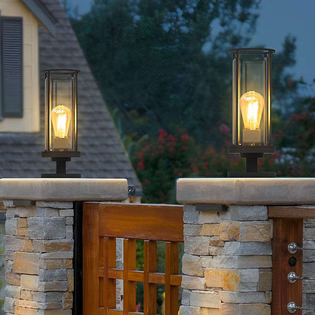 Minimalist Round Waterproof Retro Wall Lamp Outdoor Lawn Lights Path Lights | Dazuma