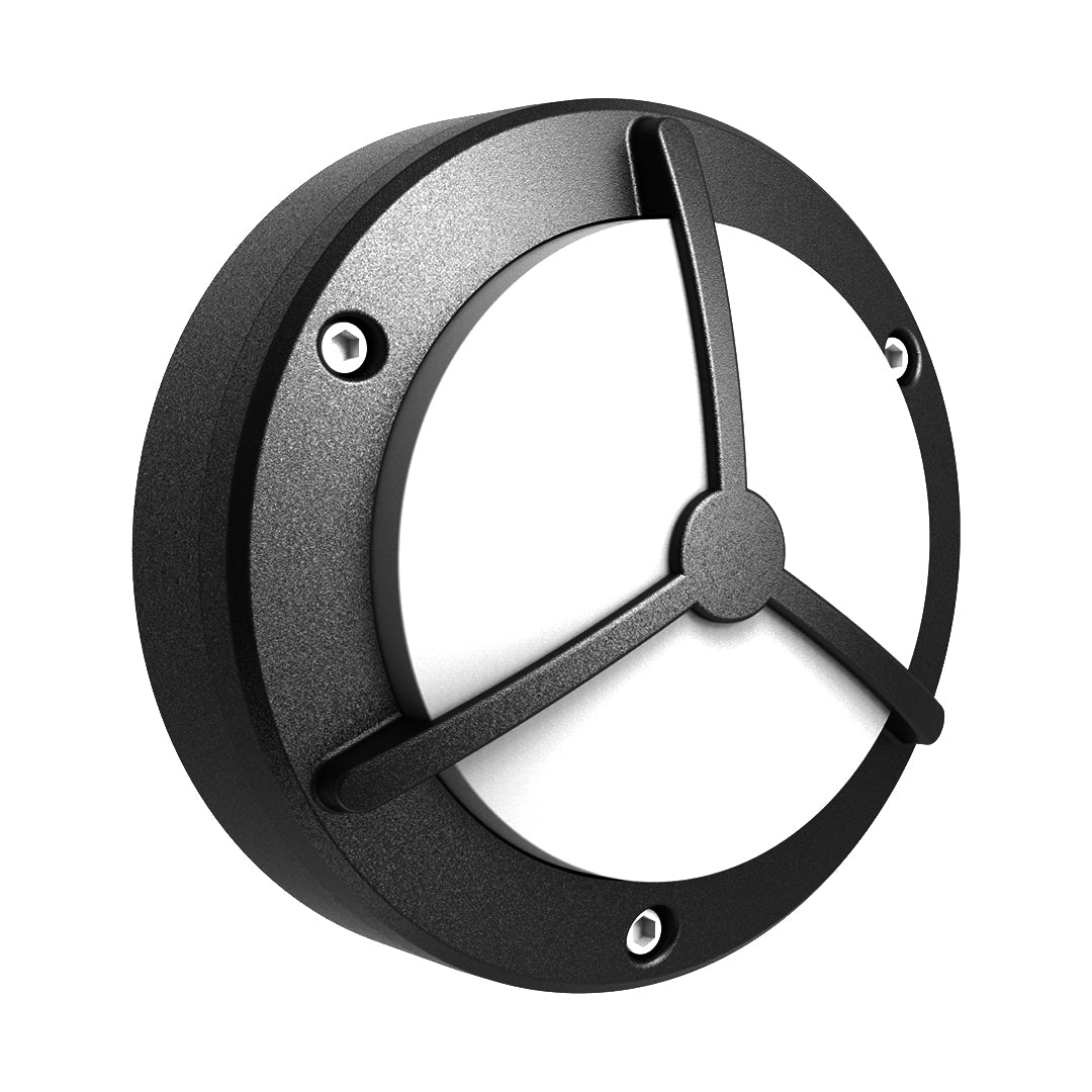 Waterproof Outdoor Wall Lighting Minimalist Trisection Round