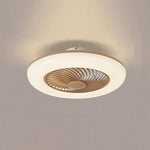 Lame Modern Round Plastic Flush Mount Ceiling Fans - Lamp Outdoor