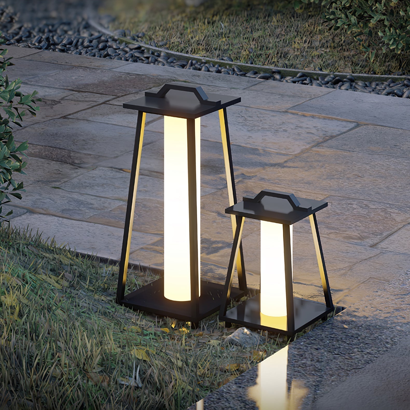 Ray Trapezoid-shaped Portable Outdoor Light - Lamp Outdoor