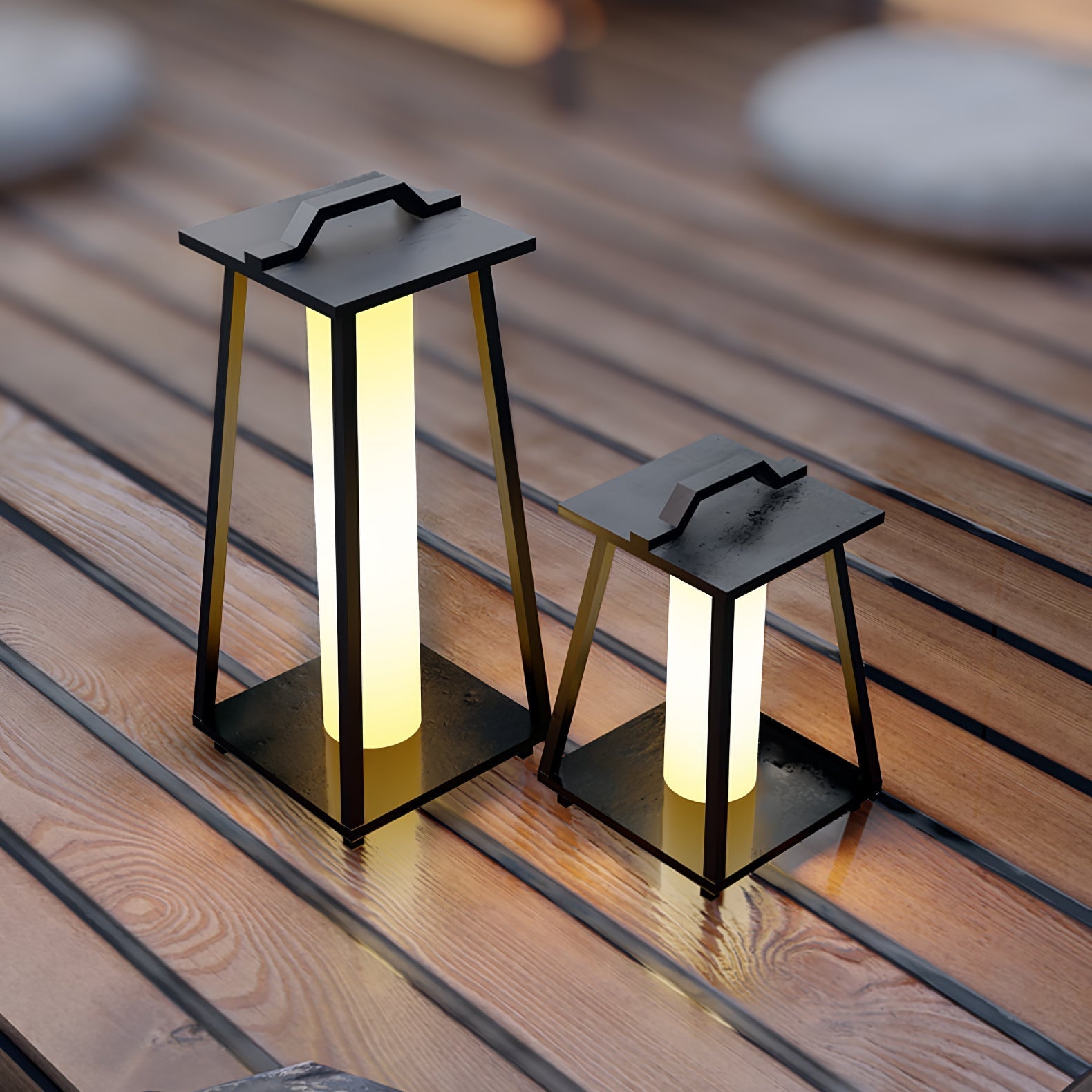 Ray Trapezoid-shaped Portable Outdoor Light - Lamp Outdoor