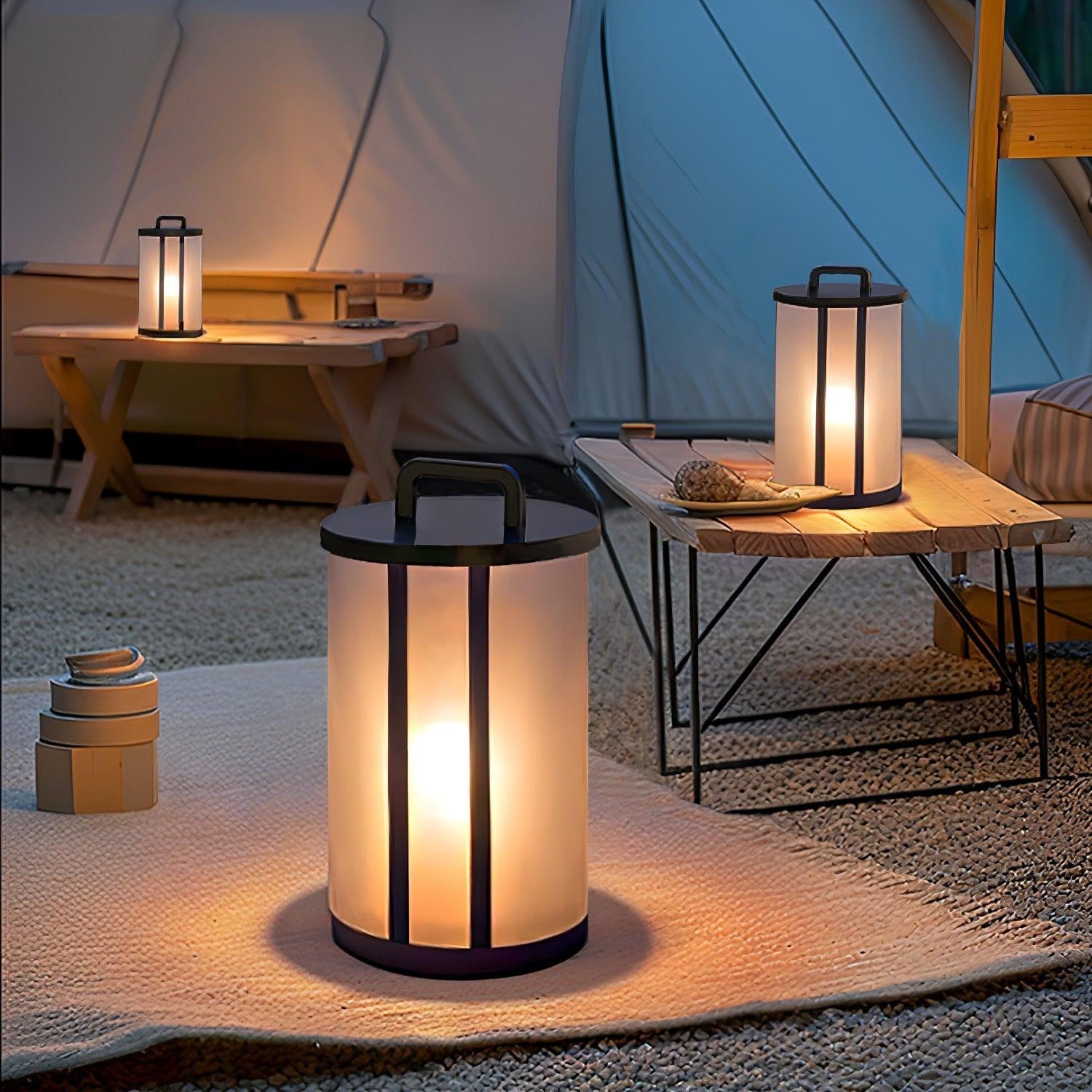 Ray Round Pillar Lantern Outdoor Light - Lamp Outdoor