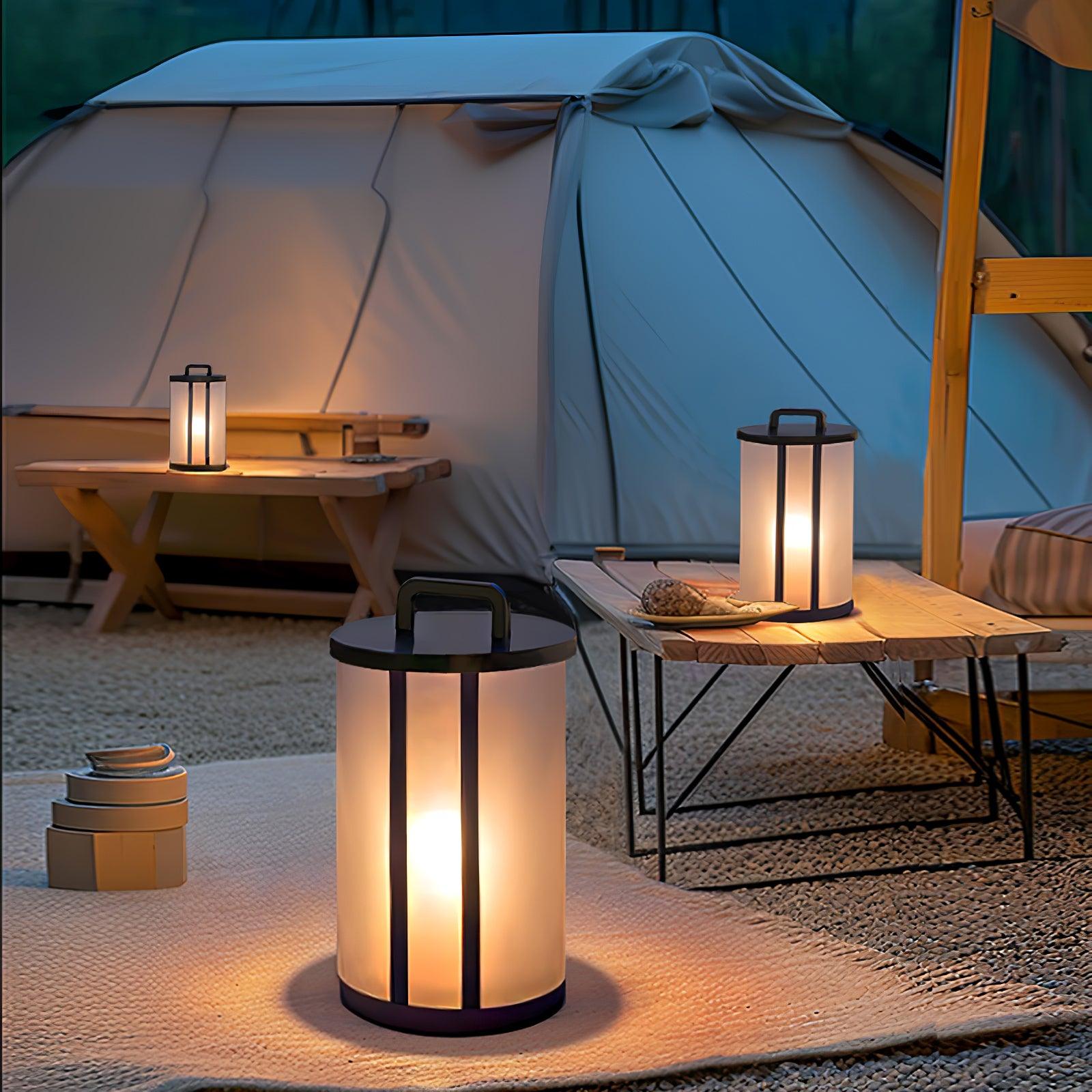Ray Round Pillar Lantern Outdoor Light - Lamp Outdoor