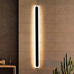 Arisha Minimalist Metal Linear Oval Outdoor Wall Lamp - Letslighting