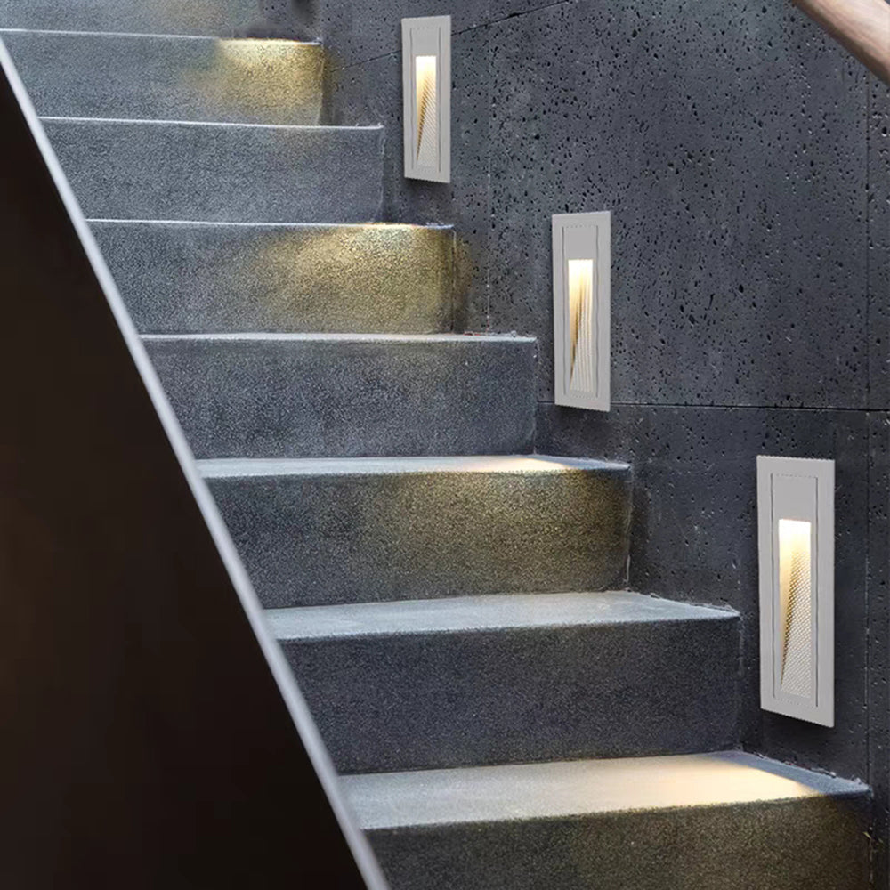 Ray Modern Metal Square Outdoor Deck Step Light - Lamp Outdoor