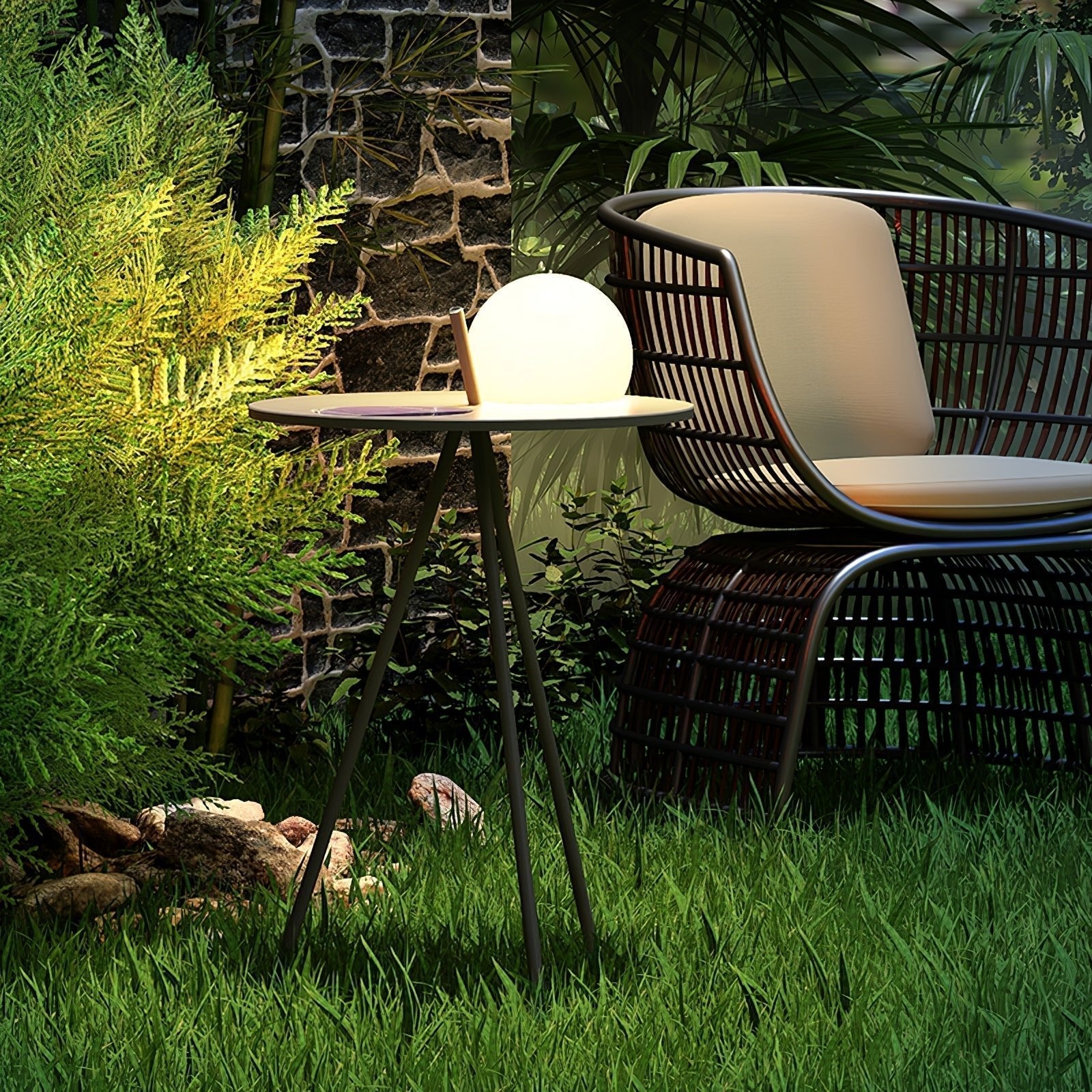 Ray Solar Tripod Outdoor Table Floor Lamp - Lamp Outdoor