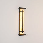 Square Outdoor Wall Light Imitation Alabaster Waterproof - Lamp Outdoor