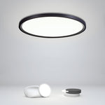 Minimalist Black Circle Industrial Flush Mount Ceiling Lights - Lamp Outdoor