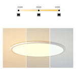 Soft White Round Industrial Black Flush Mount Ceiling Lights for Kitchen Dining Room - Lamp Outdoor