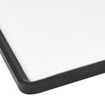 Ara Modern Flat Square Black Metal Flush Mount Ceiling Lights - Lamp Outdoor