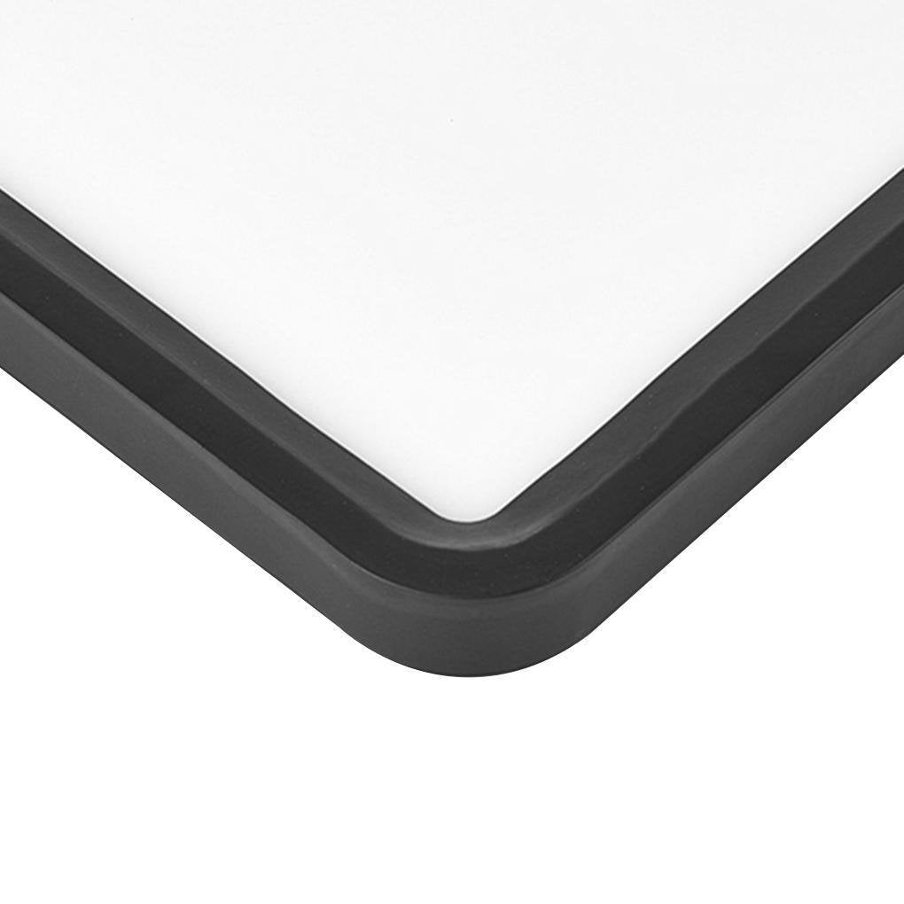 Ara Modern Flat Square Black Metal Flush Mount Ceiling Lights - Lamp Outdoor