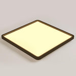 Ara Modern Flat Square Black Metal Flush Mount Ceiling Lights - Lamp Outdoor