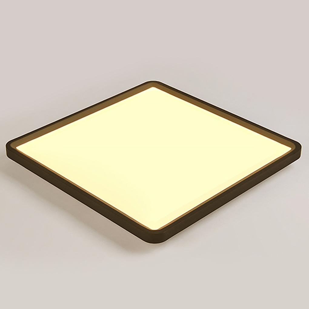Ara Modern Flat Square Black Metal Flush Mount Ceiling Lights - Lamp Outdoor