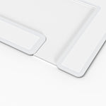 White Iron Flat Geometric Flush Mount Ceiling Lights for Living Room - Lamp Outdoor