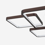 Helena Modern LED Square Metal Chandelier - Lamp Outdoor