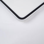 Square Industrial Black Flush Mount Ceiling Lights for Bedroom - Lamp Outdoor