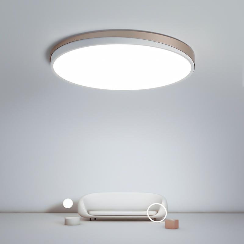 Maude Circle Modern Metal Flush Mount Ceiling Lights - Lamp Outdoor