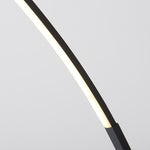 Black Aluminum LED Dimmable Arc Floor Lamps - Lamp Outdoor