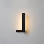 Modern LED L Shaped Black White Wall Sconce - Lamp Outdoor