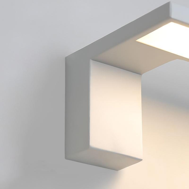 Modern LED L Shaped Black White Wall Sconce - Lamp Outdoor
