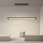 Black Rectangular Chandelier Modern Farmhouse Chandelier for Living Room Kitchen - Lamp Outdoor