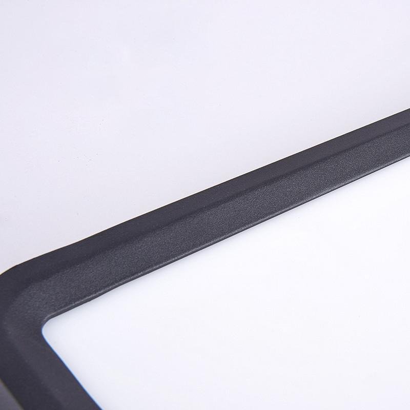 Black Rectangular Chandelier Modern Farmhouse Chandelier for Living Room Kitchen - Lamp Outdoor