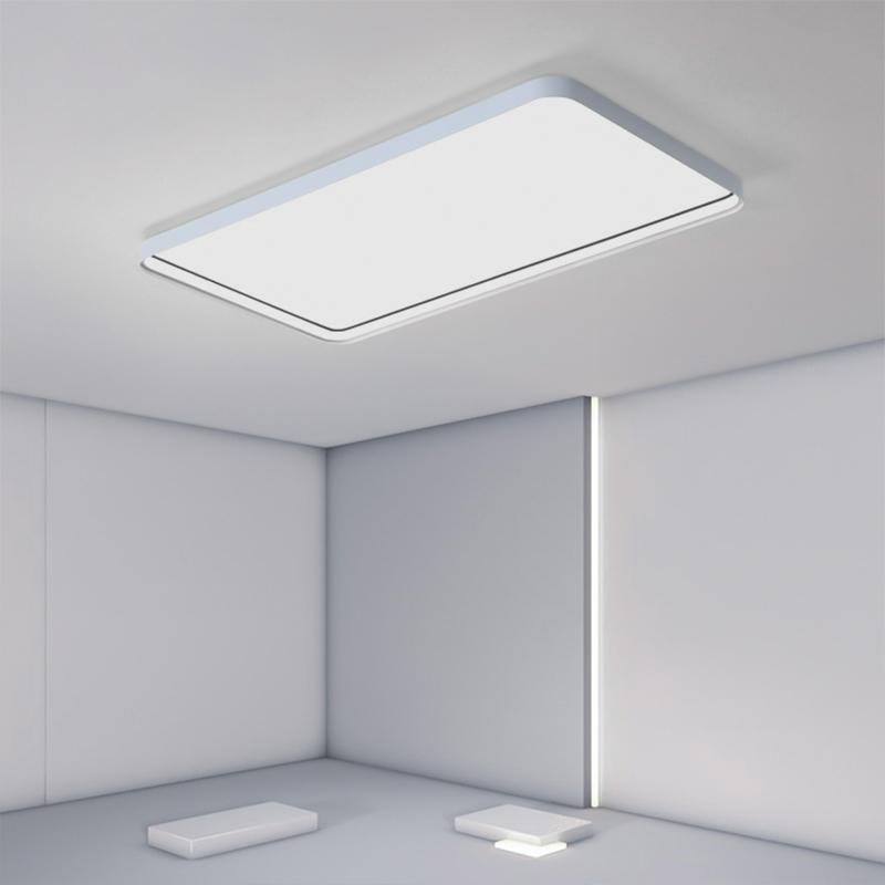 35'' Rectangular LED Modern Flush Mount Lighting for Living Room - Lamp Outdoor